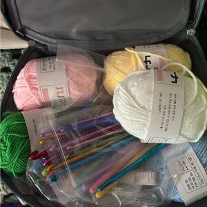 Colorful Crochet Yarn Set